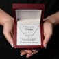 To My Beautiful Mother - You are the World - Signature Name Necklace ShineOn Fulfillment