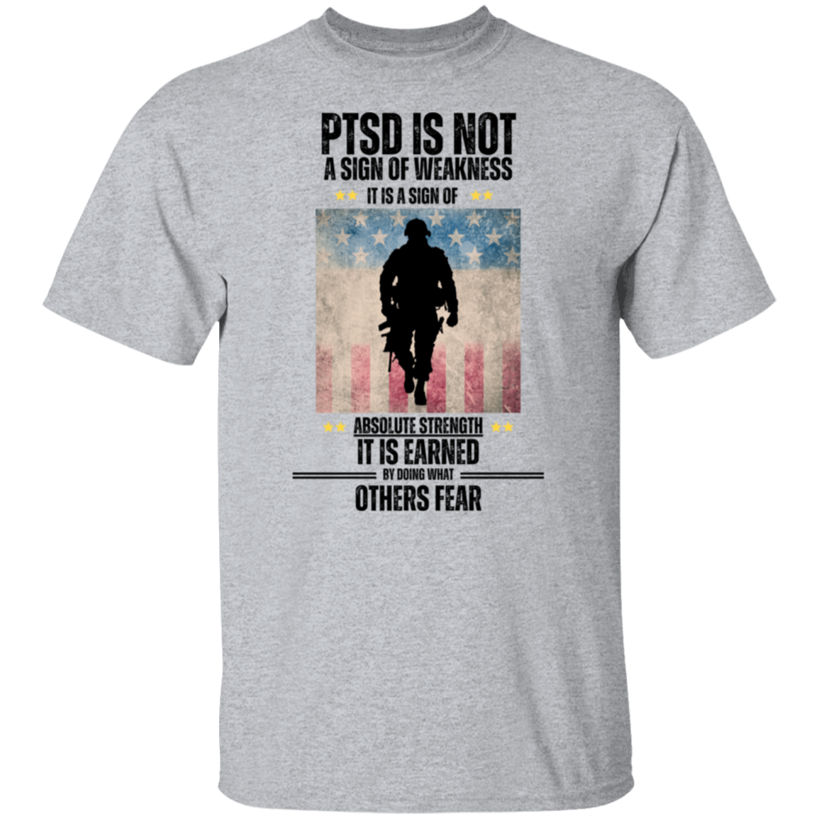 PTSD AWARENESS PTSD AWARENESS T-Shirt CustomCat