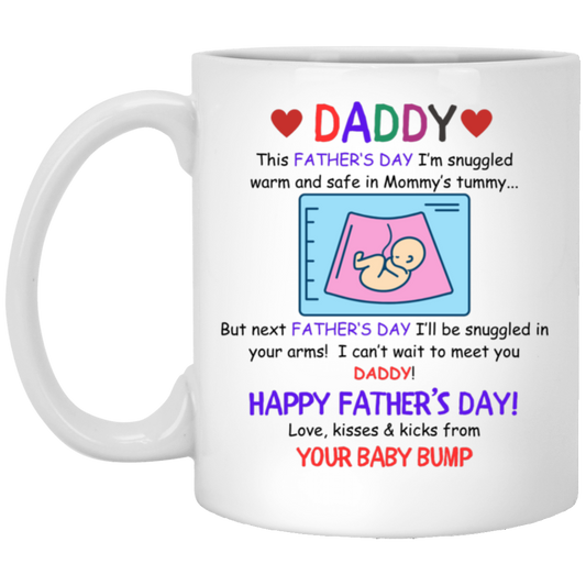 DADDY XP8434 11oz White Mug CustomCat