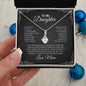 To My Daughter - Love Mom - Alluring Beauty Necklace ShineOn Fulfillment