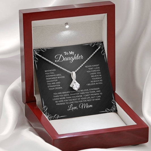 To My Daughter - Love Mom - Alluring Beauty Necklace ShineOn Fulfillment