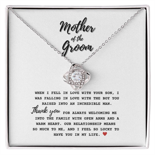 Mother of the Groom - Love Knot Necklace ShineOn Fulfillment