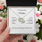 To My Beautiful Mother - Love Knot Necklace ShineOn Fulfillment