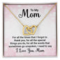 Beautiful Mother's Interlocked Hearts Necklace - CATT Industries