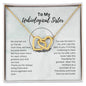To my Unbiological Sister Necklace ShineOn Fulfillment