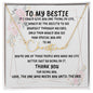 To My Bestie Necklace ShineOn Fulfillment