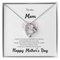 To My Mom - Happy Mother's Day - Forever Love Necklace ShineOn Fulfillment
